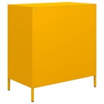 vidaXL Dulap, galben muștar, 68x39x73,5 cm, oțel laminat la rece vidaXL Dulap, galben muștar, 68x39x73,5 cm, oțel laminat la rece