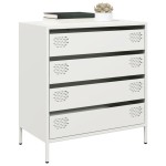 vidaXL Dulap, alb, 68x39x73,5 cm, oțel laminat la rece
