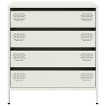 vidaXL Dulap, alb, 68x39x73,5 cm, oțel laminat la rece