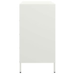 vidaXL Dulap, alb, 68x39x73,5 cm, oțel laminat la rece
