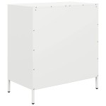 vidaXL Dulap, alb, 68x39x73,5 cm, oțel laminat la rece