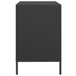 vidaXL Dulap, negru, 68x39x58,5 cm, oțel laminat la rece