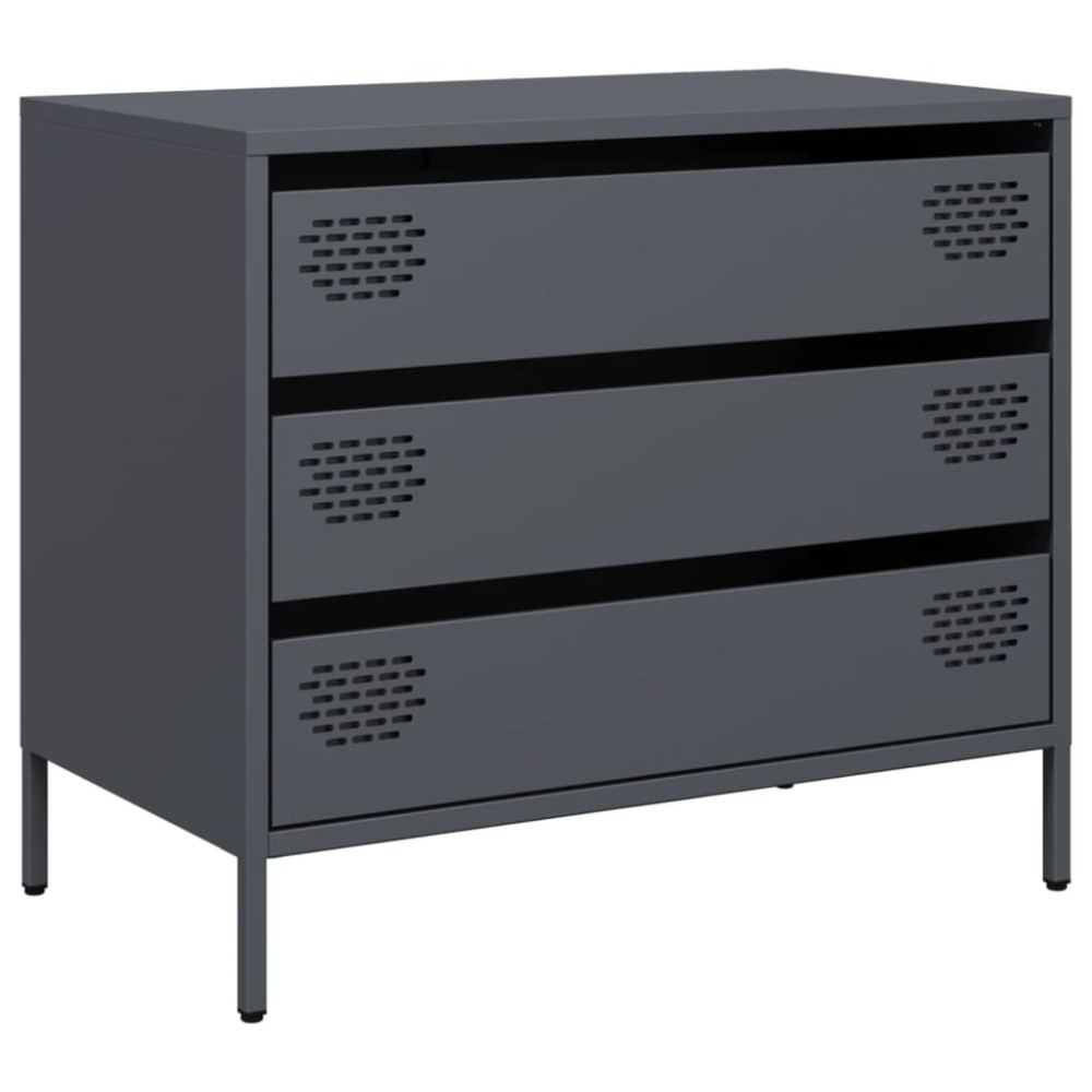 vidaXL Dulap, antracit, 68x39x58,5 cm, oțel laminat la rece