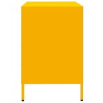 vidaXL Dulap, galben muștar, 68x39x58,5 cm, oțel laminat la rece vidaXL Dulap, galben muștar, 68x39x58,5 cm, oțel laminat la rece