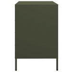 vidaXL Dulap, verde măsliniu, 68x39x58,5 cm, oțel laminat la rece
