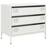 vidaXL Dulap, alb, 68x39x58,5 cm, oțel laminat la rece