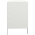 vidaXL Dulap, alb, 68x39x58,5 cm, oțel laminat la rece