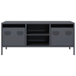 vidaXL Dulap TV, antracit, 101,5x39x43,5 cm, oțel laminat la rece
