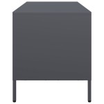 vidaXL Dulap TV, antracit, 101,5x39x43,5 cm, oțel laminat la rece