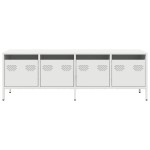 vidaXL Dulap TV, alb, 135x39x43,5 cm, oțel laminat la rece vidaXL Dulap TV, alb, 135x39x43,5 cm, oțel laminat la rece