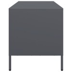 vidaXL Dulap TV, antracit, 68x39x43,5 cm, oțel laminat la rece