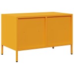 vidaXL Dulap TV, galben muștar, 68x39x43,5 cm, oțel laminat la rece