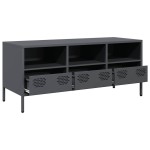 vidaXL Dulap TV, antracit, 101,5x39x43,5 cm, oțel laminat la rece