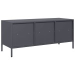 vidaXL Dulap TV, antracit, 101,5x39x43,5 cm, oțel laminat la rece
