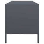vidaXL Dulap TV, antracit, 135x39x43,5 cm, oțel laminat la rece