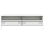 vidaXL Dulap TV, alb, 135x39x43,5 cm, oțel laminat la rece vidaXL Dulap TV, alb, 135x39x43,5 cm, oțel laminat la rece