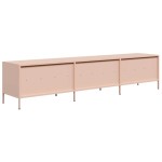 vidaXL Dulap TV, roz, 202x39x43,5 cm, oțel laminat la rece vidaXL Dulap TV, roz, 202x39x43,5 cm, oțel laminat la rece
