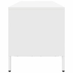 vidaXL Dulap TV, alb, 202x39x43,5 cm, oțel laminat la rece vidaXL Dulap TV, alb, 202x39x43,5 cm, oțel laminat la rece