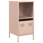 vidaXL Dulap, roz, 35x39x73,5 cm, oțel laminat la rece