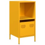 vidaXL Dulap, galben muștar, 35x39x73,5 cm, oțel laminat la rece vidaXL Dulap, galben muștar, 35x39x73,5 cm, oțel laminat la rece