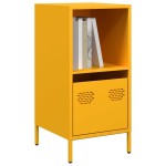 vidaXL Dulap, galben muștar, 35x39x73,5 cm, oțel laminat la rece vidaXL Dulap, galben muștar, 35x39x73,5 cm, oțel laminat la rece