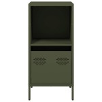 vidaXL Dulap, verde măsliniu, 35x39x73,5 cm, oțel laminat la rece vidaXL Dulap, verde măsliniu, 35x39x73,5 cm, oțel laminat la rece