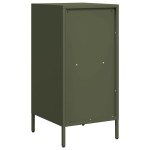 vidaXL Dulap, verde măsliniu, 35x39x73,5 cm, oțel laminat la rece vidaXL Dulap, verde măsliniu, 35x39x73,5 cm, oțel laminat la rece