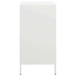 vidaXL Dulap, alb, 35x39x73,5 cm, oțel laminat la rece