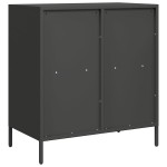 vidaXL Dulap, negru, 68x39x73,5 cm, oțel laminat la rece