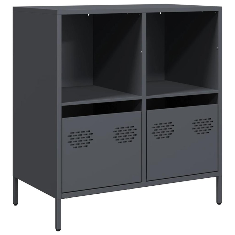 vidaXL Dulap, antracit, 68x39x73,5 cm, oțel laminat la rece