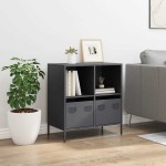 vidaXL Dulap, antracit, 68x39x73,5 cm, oțel laminat la rece