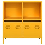 vidaXL Dulap, galben muștar, 68x39x73,5 cm, oțel laminat la rece vidaXL Dulap, galben muștar, 68x39x73,5 cm, oțel laminat la rece