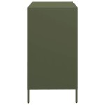 vidaXL Dulap, verde măsliniu, 68x39x73,5 cm, oțel laminat la rece