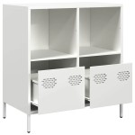 vidaXL Dulap, alb, 68x39x73,5 cm, oțel laminat la rece