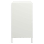 vidaXL Dulap, alb, 68x39x73,5 cm, oțel laminat la rece