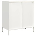 vidaXL Dulap, alb, 68x39x73,5 cm, oțel laminat la rece