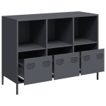 vidaXL Dulap, antracit, 101,5x39x73,5 cm, oțel laminat la rece
