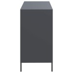 vidaXL Dulap, antracit, 101,5x39x73,5 cm, oțel laminat la rece