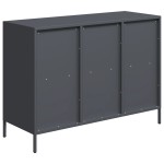 vidaXL Dulap, antracit, 101,5x39x73,5 cm, oțel laminat la rece