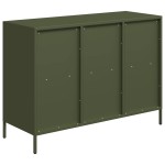 vidaXL Dulap, verde măsliniu, 101,5x39x73,5 cm, oțel laminat la rece