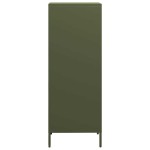 vidaXL Dulap înalt verde măslină 35x39x103,5 cm oțel vidaXL Dulap înalt verde măslină 35x39x103,5 cm oțel