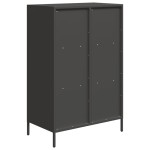 vidaXL Dulap înalt, negru, 68x39x103,5 cm, oțel