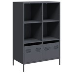 vidaXL Dulap înalt, antracit, 68x39x103,5 cm, oțel vidaXL Dulap înalt, antracit, 68x39x103,5 cm, oțel