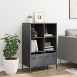 vidaXL Dulap înalt, antracit, 68x39x103,5 cm, oțel vidaXL Dulap înalt, antracit, 68x39x103,5 cm, oțel