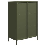 vidaXL Dulap înalt, verde măsliniu, 68x39x103,5 cm, oțel vidaXL Dulap înalt, verde măsliniu, 68x39x103,5 cm, oțel