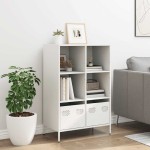 vidaXL Dulap înalt, alb, 68x39x103,5 cm, oțel vidaXL Dulap înalt, alb, 68x39x103,5 cm, oțel