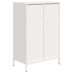 vidaXL Dulap înalt, alb, 68x39x103,5 cm, oțel vidaXL Dulap înalt, alb, 68x39x103,5 cm, oțel