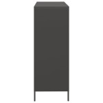 vidaXL Dulap înalt, negru, 101,5x39x103,5 cm, oțel