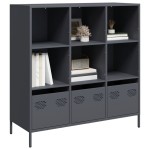 vidaXL Dulap înalt, antracit, 101,5x39x103,5 cm, oțel vidaXL Dulap înalt, antracit, 101,5x39x103,5 cm, oțel