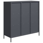 vidaXL Dulap înalt, antracit, 101,5x39x103,5 cm, oțel vidaXL Dulap înalt, antracit, 101,5x39x103,5 cm, oțel